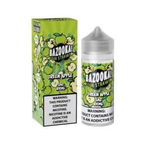 BAZOOKA Sour Straws Green Apple 100ML
