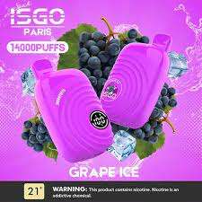 ISGO Paris 14000 Puffs Disposable Vape Grape Ice