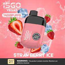 ISGO Paris 14000 Puffs Disposable Strawberry Ice
